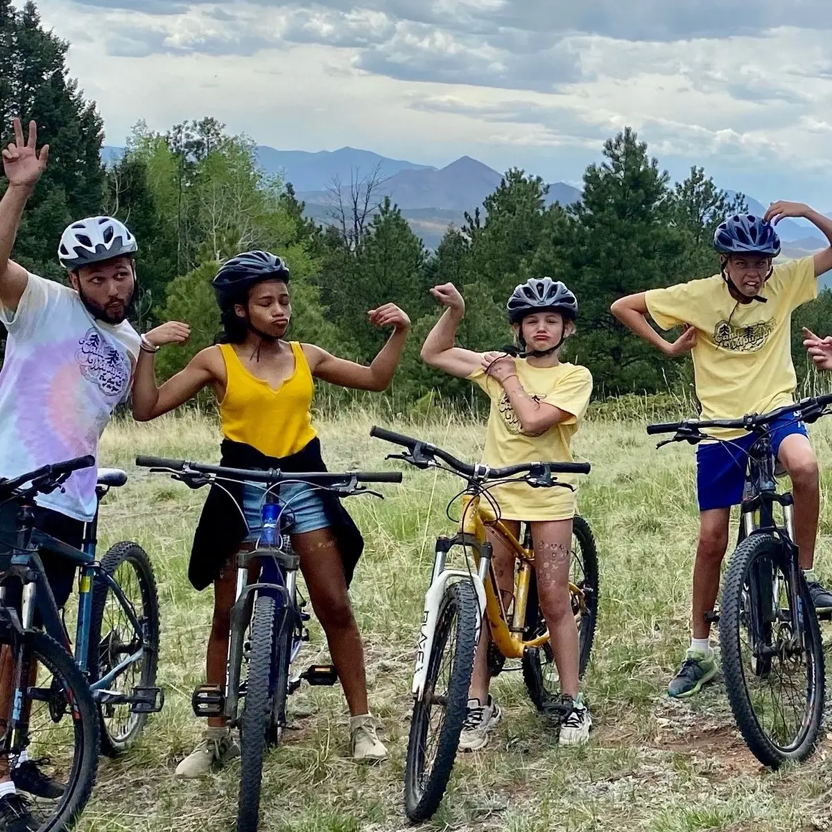 Bike riding