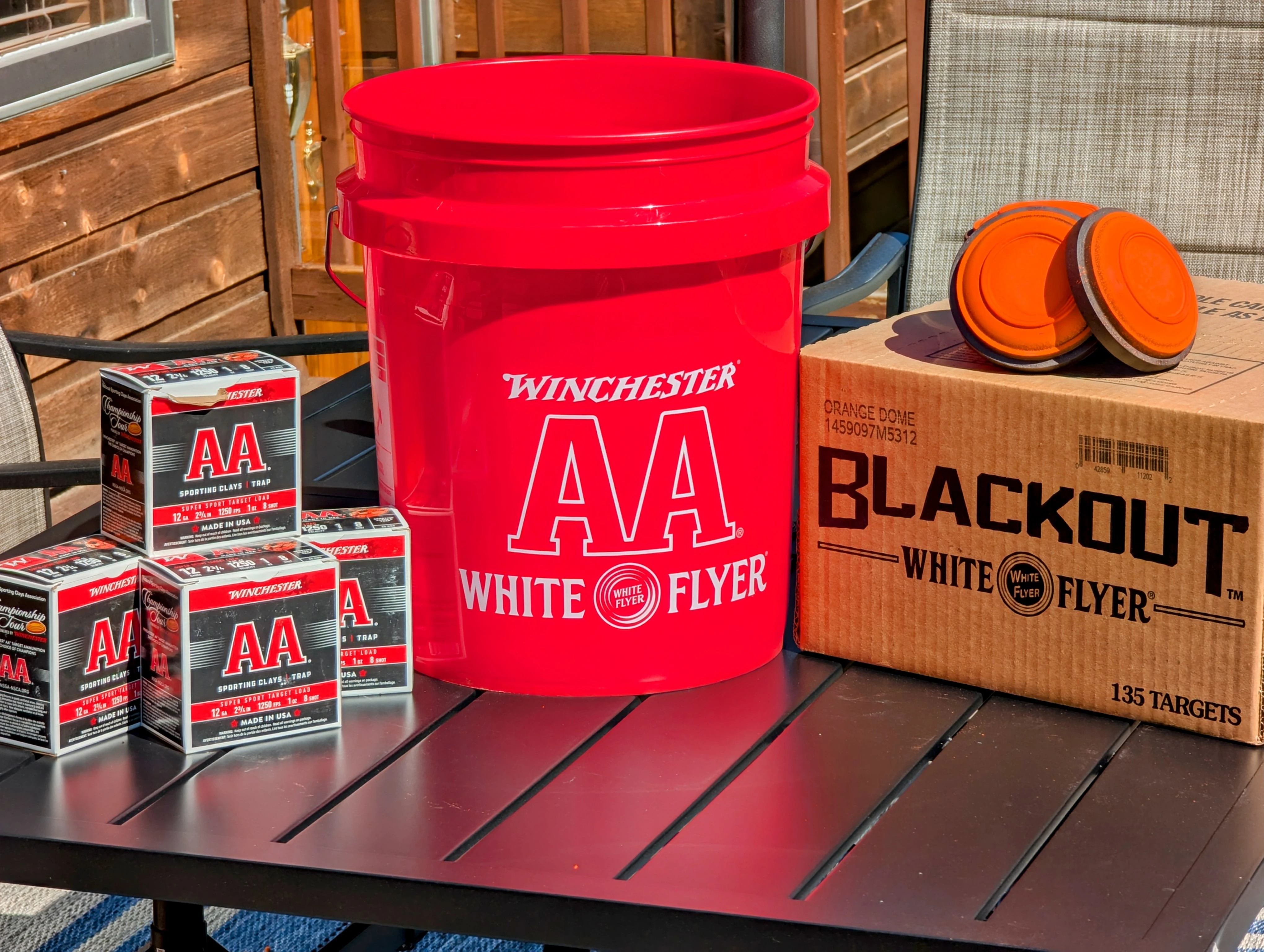 Limited Edition Winchester/AA Bucket + 100 x 12ga + 135 targets